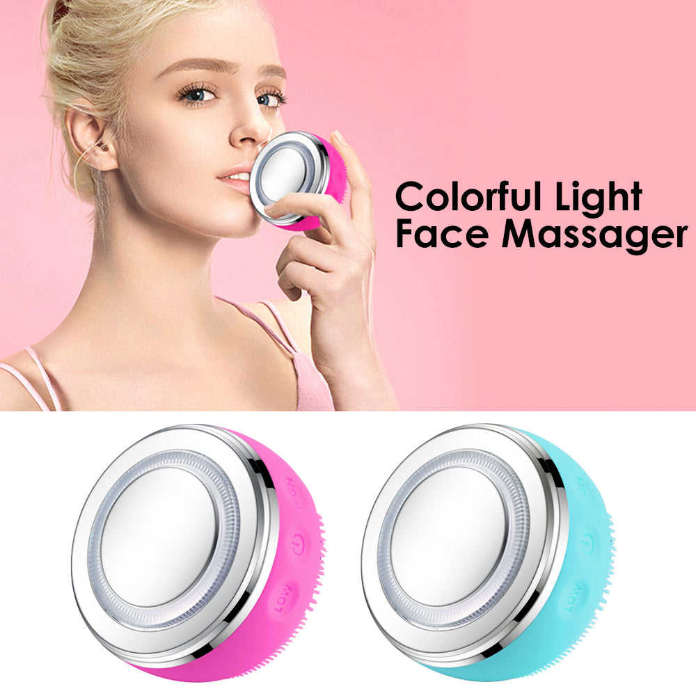 Colorful Light Face Massager